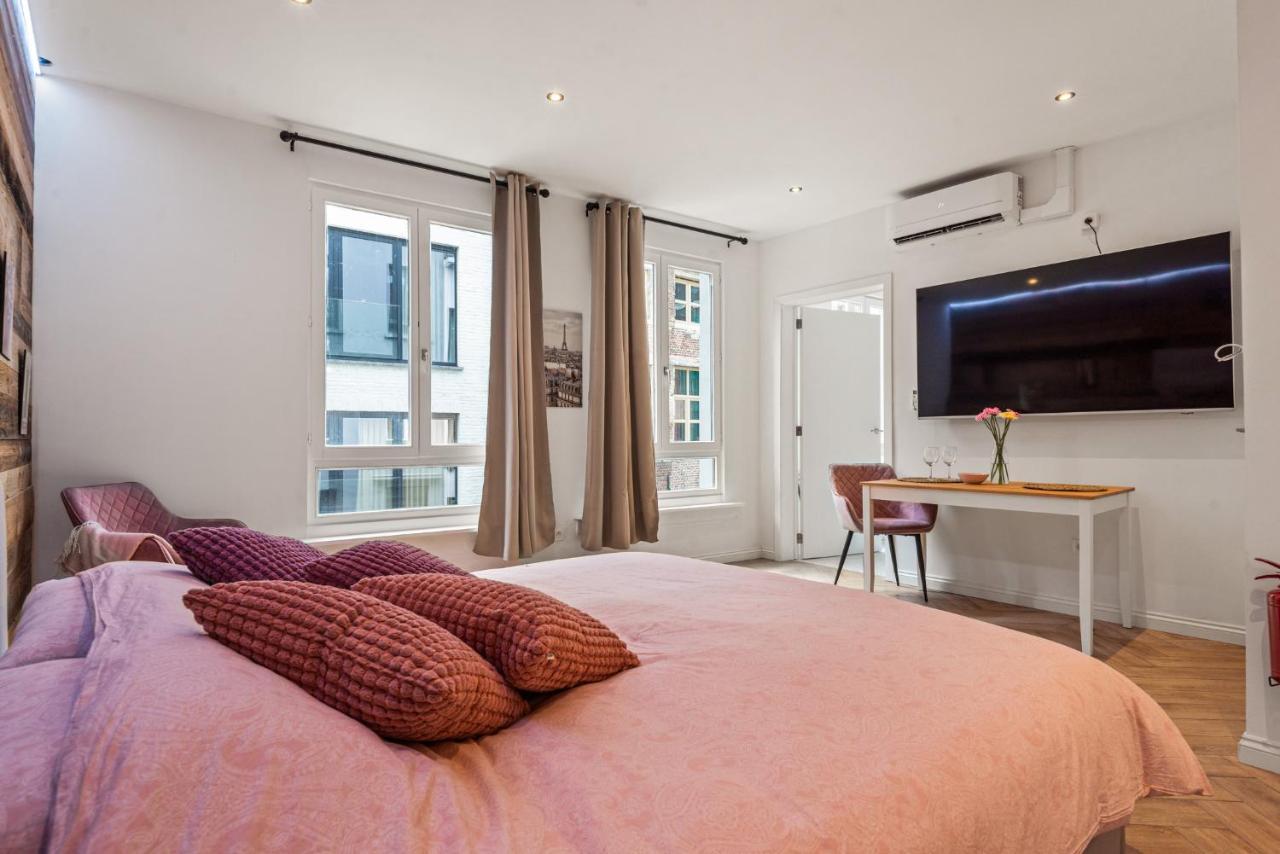 אנטוורפן Suite City Center In Quiet Street & Airco מראה חיצוני תמונה